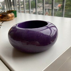 Chunky sparkly purple Marc Jacobs bangle